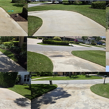 Pressure-Cleaning-dirt-oil-stains-rust-stains-and-tire-marks-from-Concrete-Driveway-in-Pine-Tree-Country-Club-Estates-in-Boynton-Beach-FL-33436 1